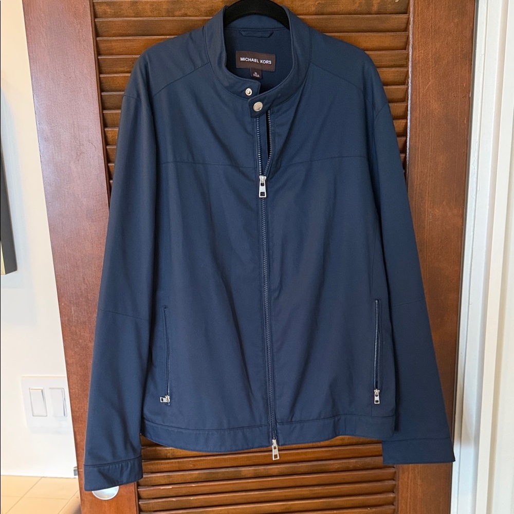 Michael Kors Men's Deep Blue Lightweight Jacket